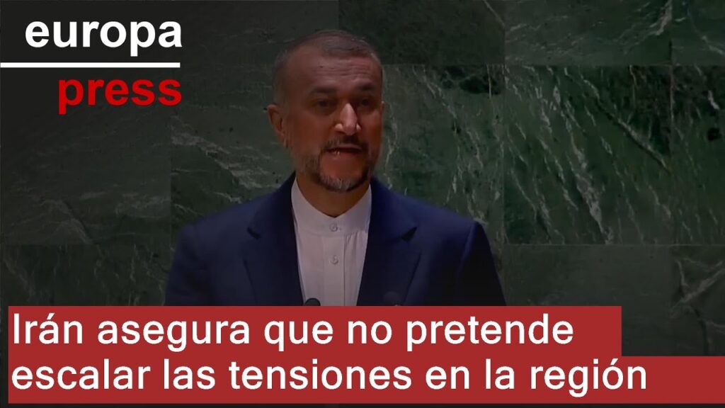 Iran asegura que no pretende escalar las tensiones en la region
