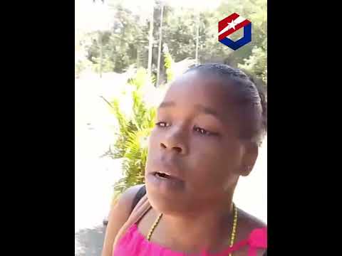 Mujer Cubana Protesta Frente a la Residencia Presidencial Exigiendo Atencion noticias cuba