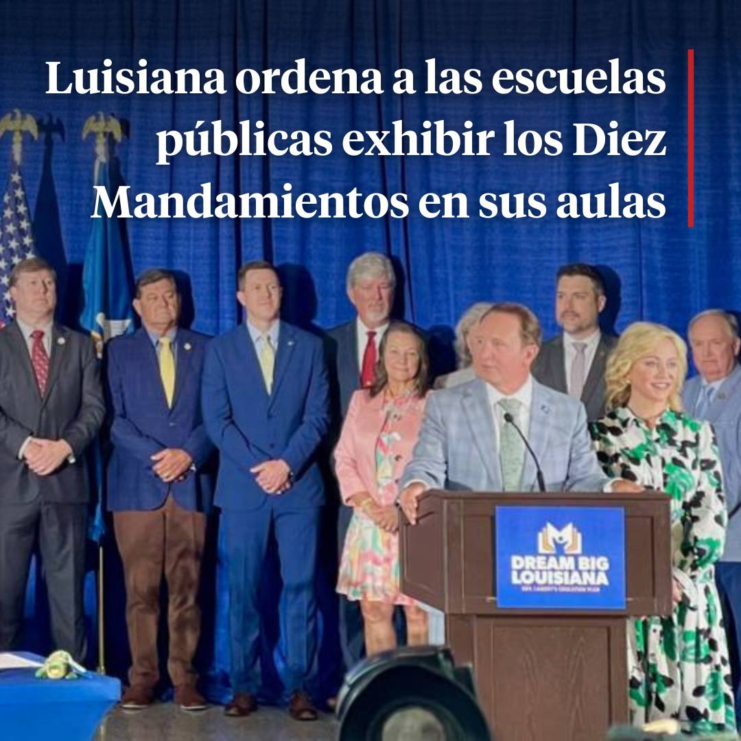 El gobernador de Luisiana, Jeff Landry