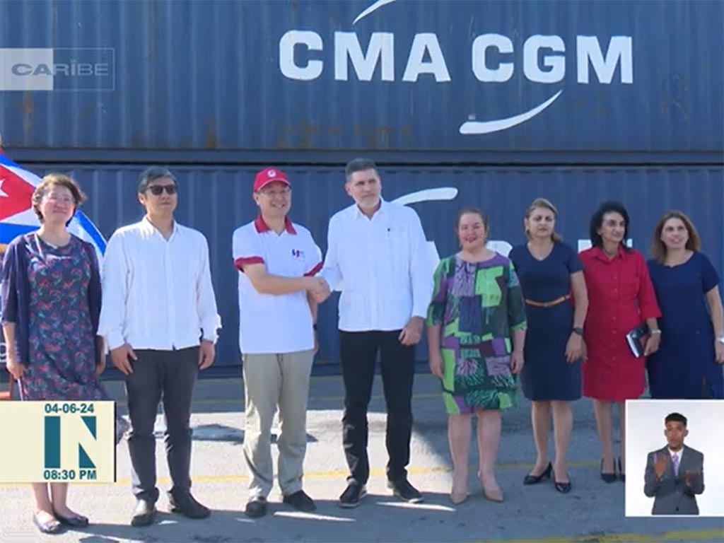 Cuba Llega Donativo Arroz de China 1