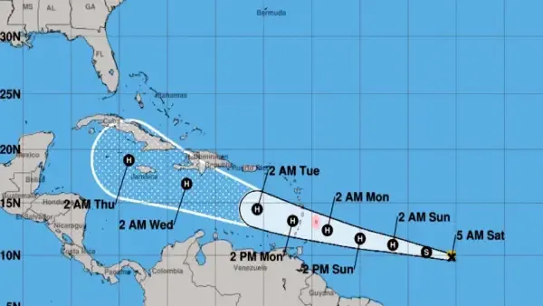 tormenta tropical beryl rumbo al sur cuba ()