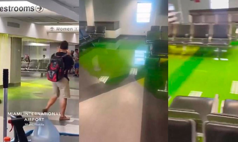 Filtración en el Aeropuerto de Miami