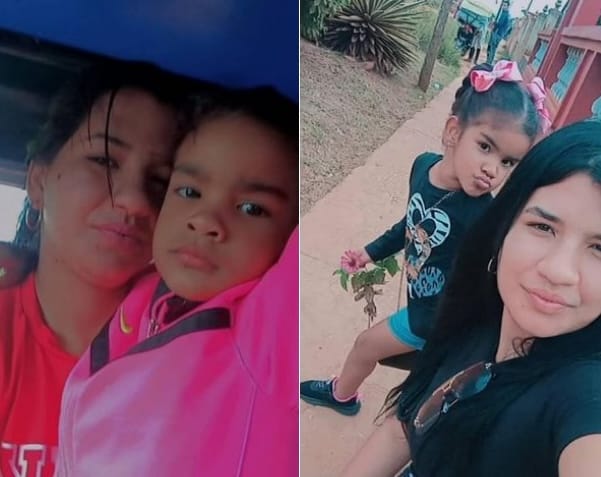 Mujer y niño en dos fotos distintas, sonriendo