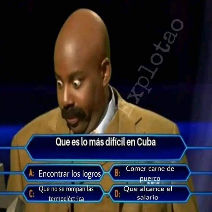 Meme de hombre sorprendido en programa de concurso