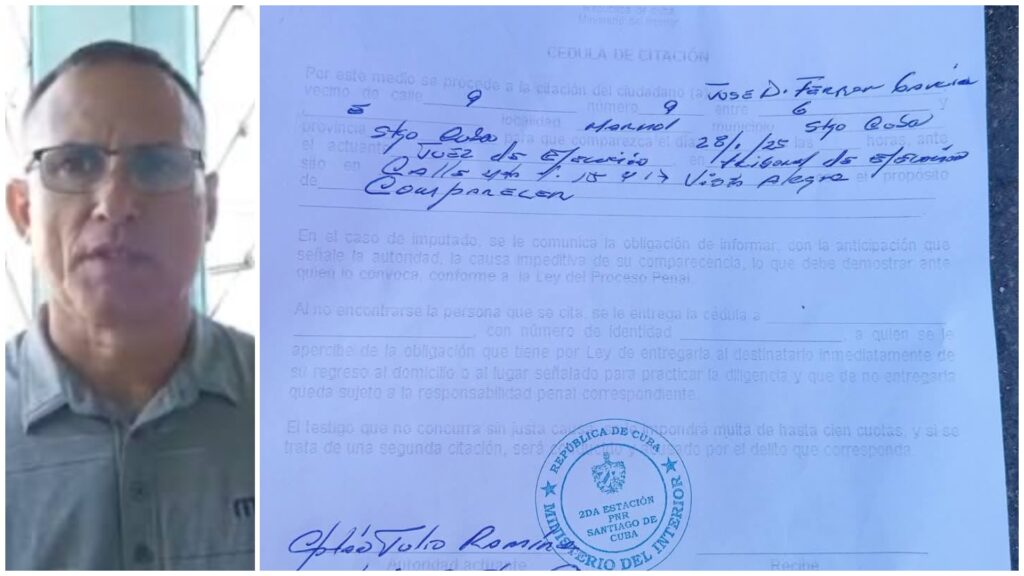 Hombre junto a documento legal