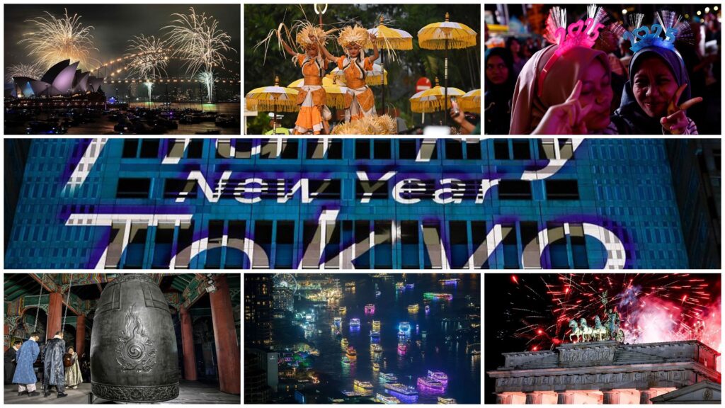 Celebraciones globales de Año Nuevo en varias ciudades