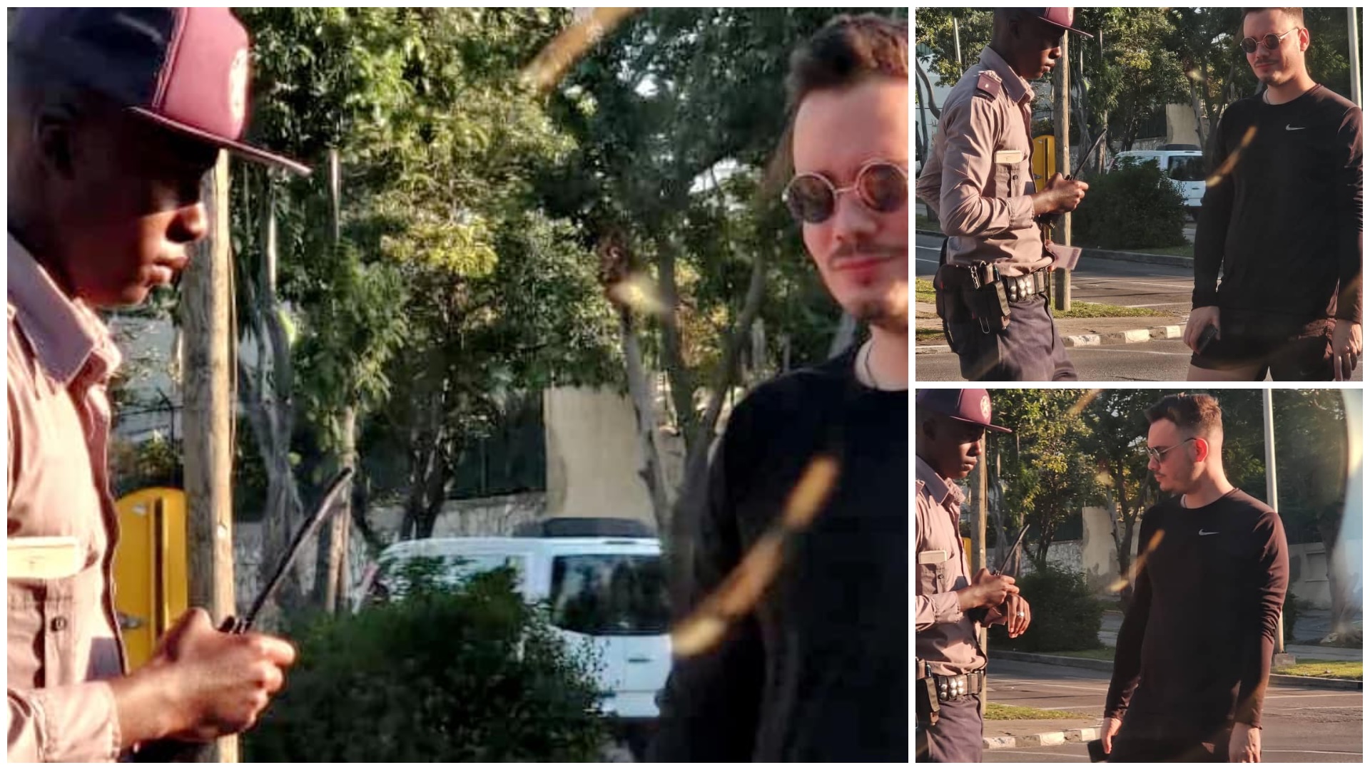 Hombres diversos haciendo actividades al aire libre