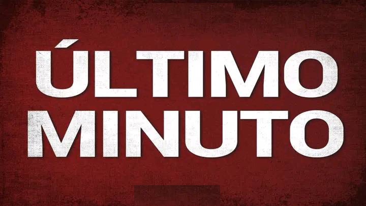 Texto 'ÚLTIMO MINUTO' en fondo rojo desgastado