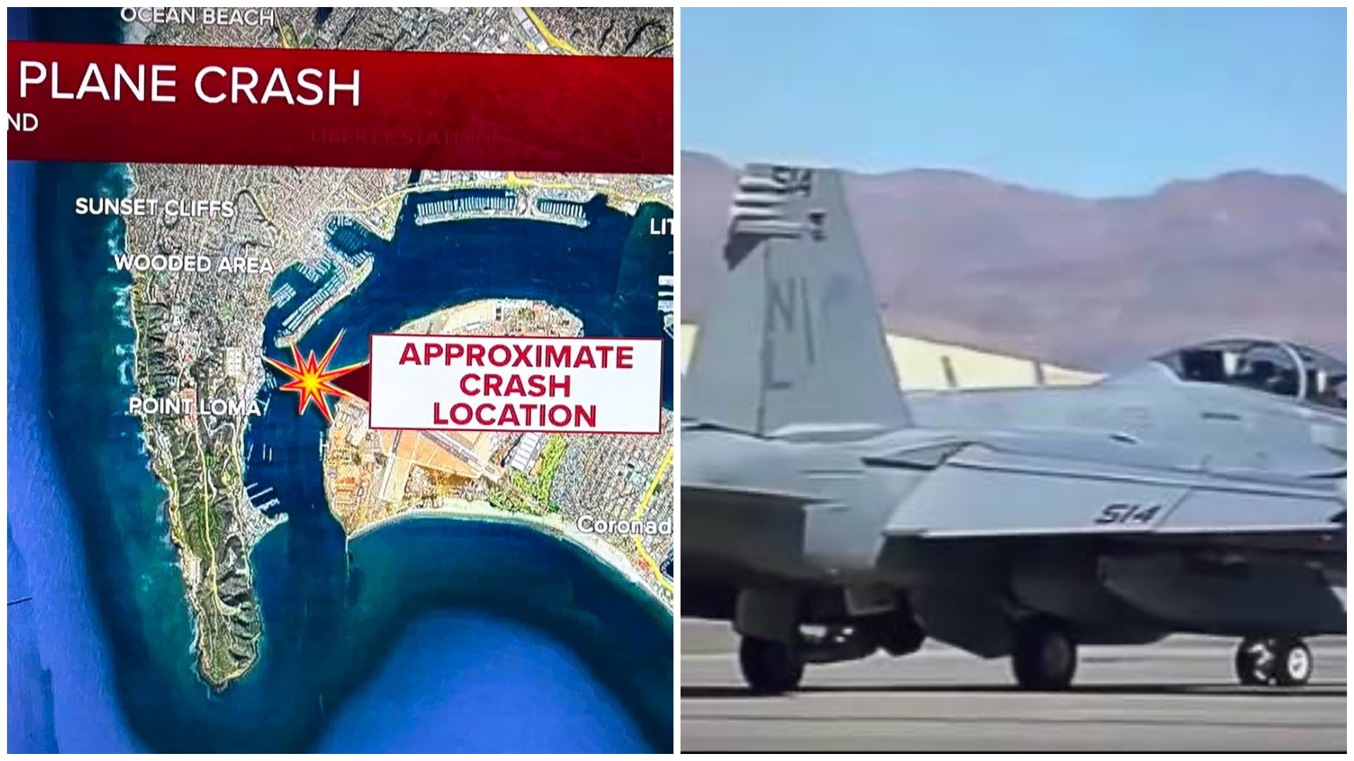 Mapa y avión militar, ubicación aproximada de accidente