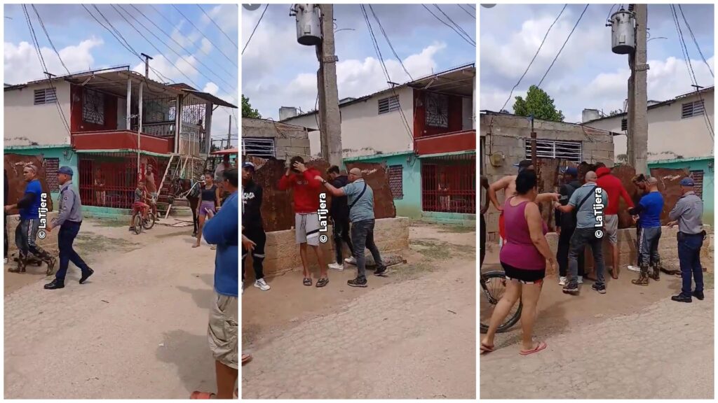 Personas trabajando juntas en la calle.