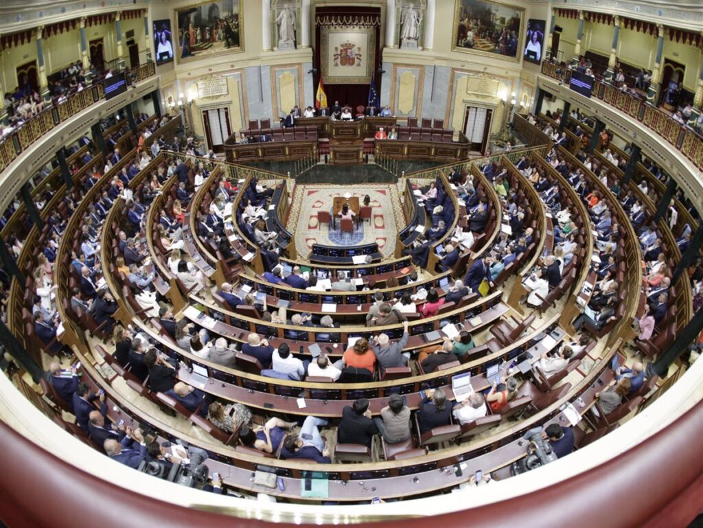 Congreso diputados España, sesión plenaria