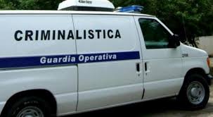 Furgoneta de criminalística de la Guardia Operativa