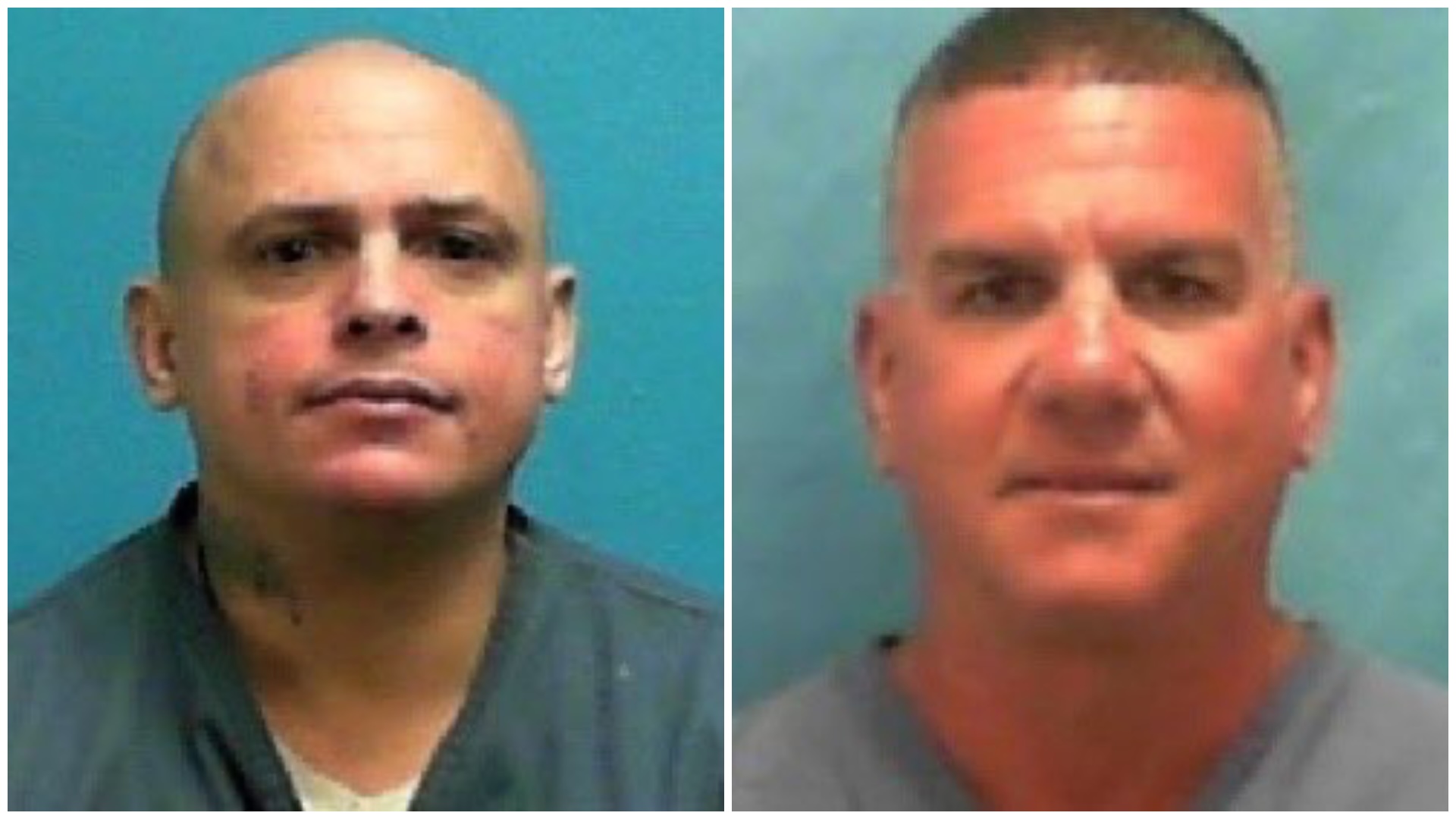 Retrato de dos hombres en una prisión.