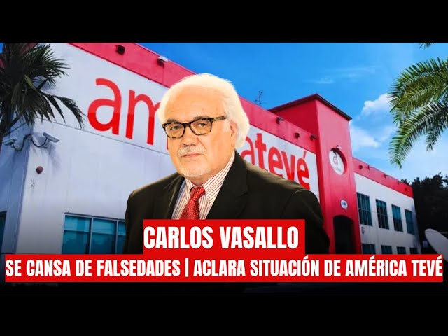 Hombre frente a edificio América Tevé, tema aclaración.