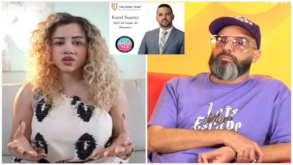 Dos personas siendo entrevistadas, una mujer y un hombre.