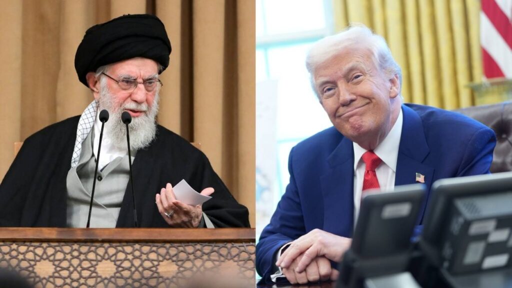 Dos líderes mundiales conversan en diferentes escenarios.