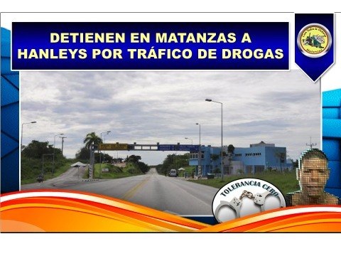 Detención por tráfico de drogas en Matanzas