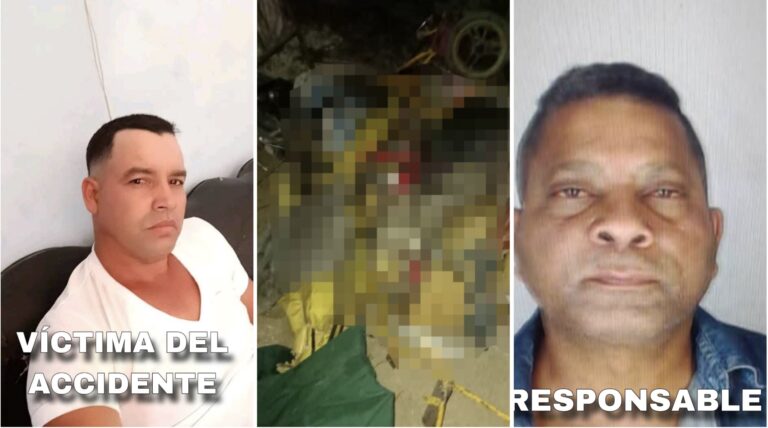 Accidente de tráfico con víctimas y responsable implicados.