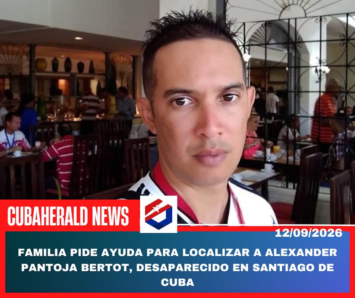 Retrato de Alexander Pantoja Bertot, hombre desaparecido en Cuba.