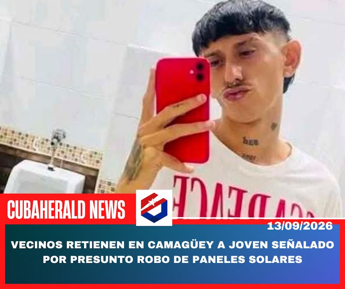 Joven detenido en Camagüey por presunto robo de paneles solares.
