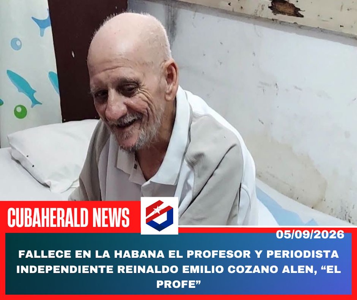 Retrato del periodista independiente cubano Reinaldo Emilio Cozano Alen.